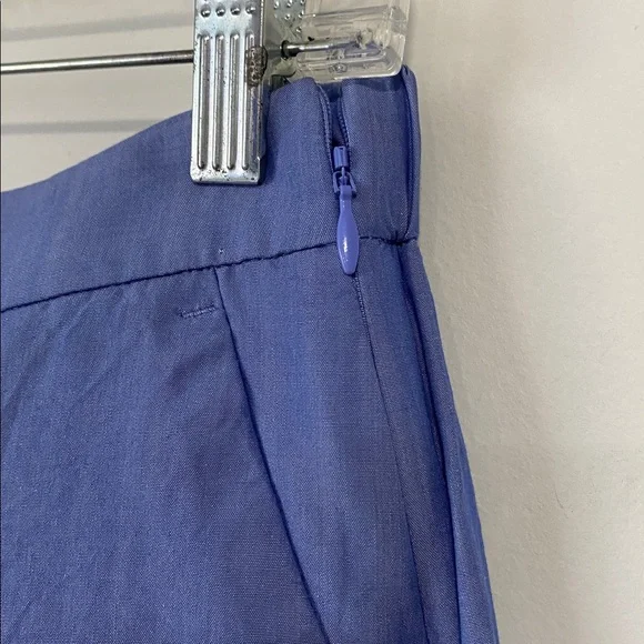 Banana Republic silk blend Light Blue Women's Shorts size 8 - Picture 3 of 10